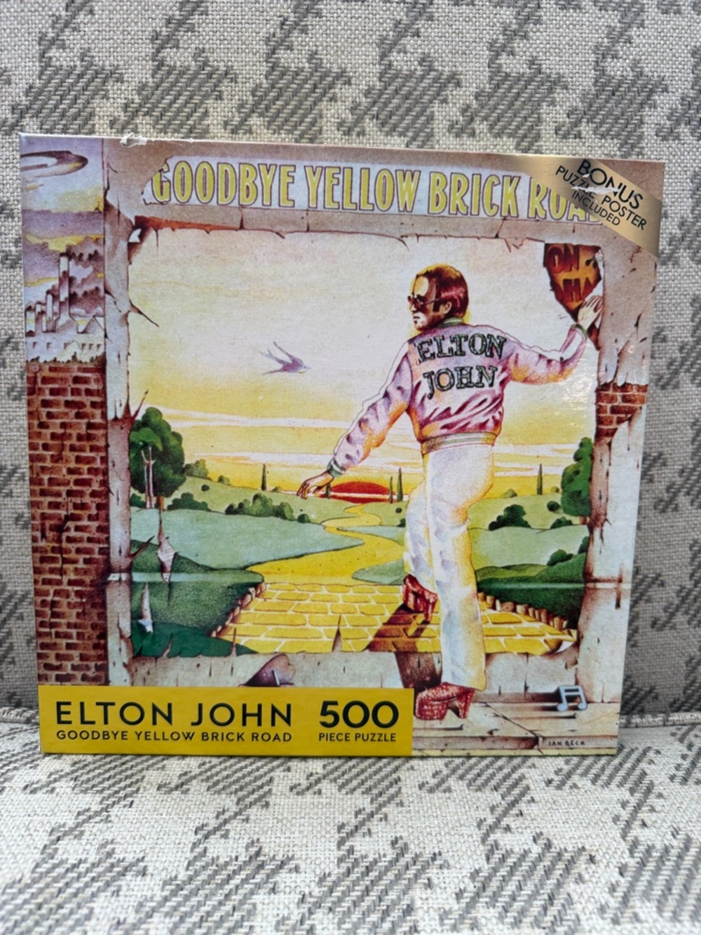 Elton John 'Goodbye Yellow Brick Road' 500-Piece Puzzle